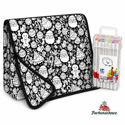 Farbenschnee™ Maldecke im Weihnachtsdesign